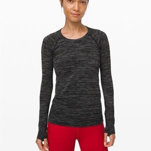 Lululemon Swiftly Speed Long Sleeve Striped